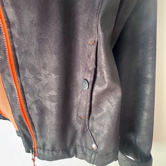 Oxygen black and orange fall jacket - Picture 10 of 12